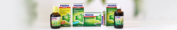 Bild mit den Prospan Produkten.
